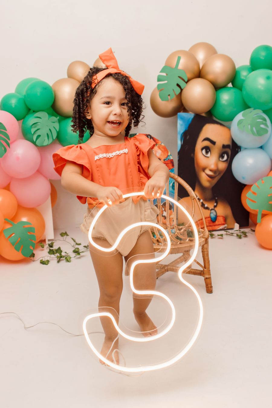 ENSAIO EM ESTÚDIO MOANA - MAYLA 3 ANOS