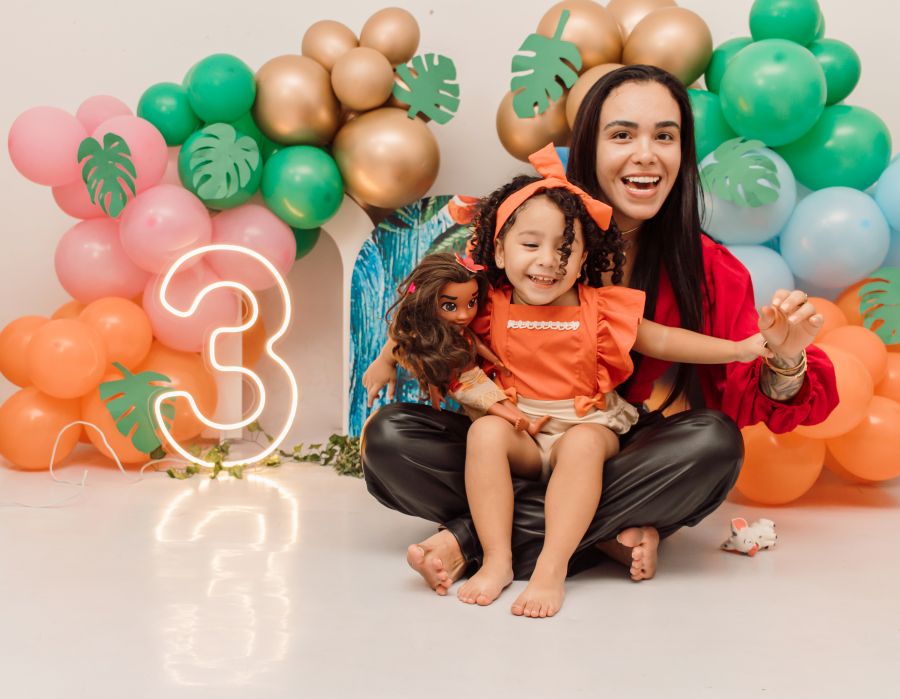 ENSAIO EM ESTÚDIO MOANA - MAYLA 3 ANOS