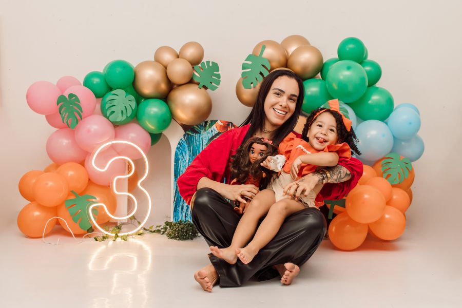 ENSAIO EM ESTÚDIO MOANA - MAYLA 3 ANOS