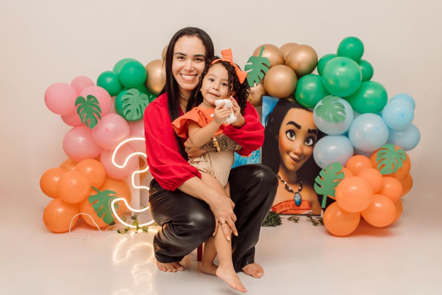 ENSAIO EM ESTÚDIO MOANA - MAYLA 3 ANOS